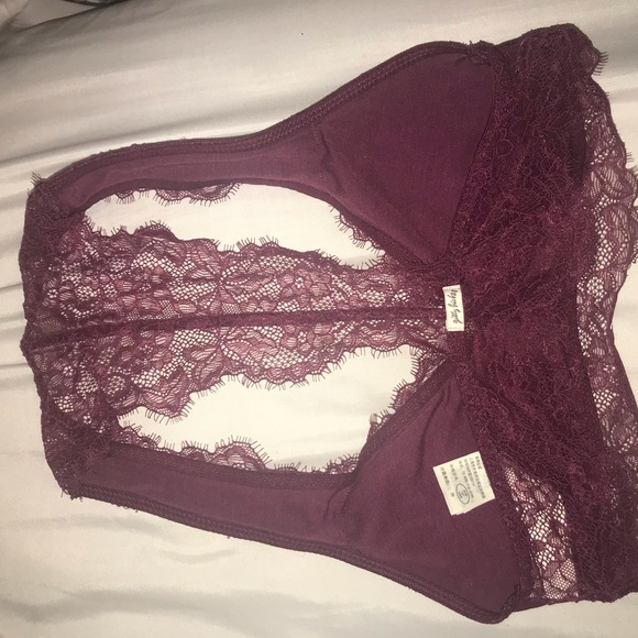 Maroon Bralette - Picture 2 of 2